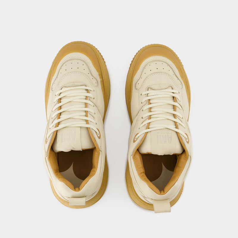 Low Top 1509 Sneakers - AMI Paris - Leather - White