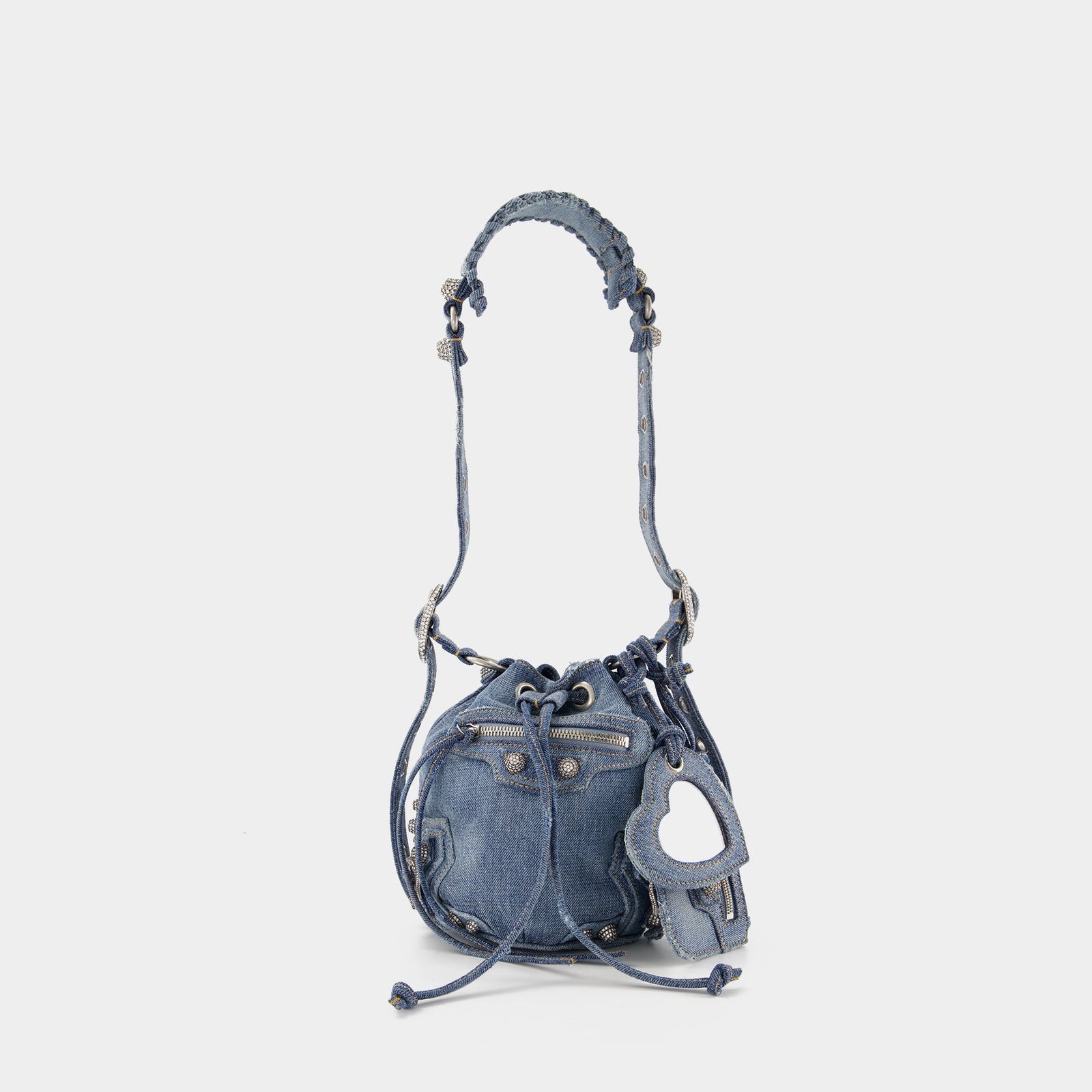 アウトレット直営店【BALENCIAGA】LE CAGOLE BUCKETBAG DENIM XS アウトレット直営店【BALENCIAGA】LE CAGOLE BUCKETBAG DENIM XS