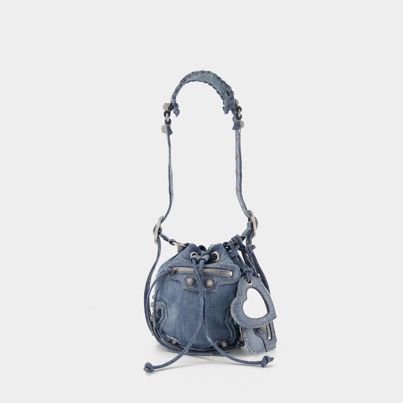 Le Cagole Bucket XS Bag Balenciaga Blue