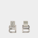 Hourglass P Earring - Balenciaga -  Silver