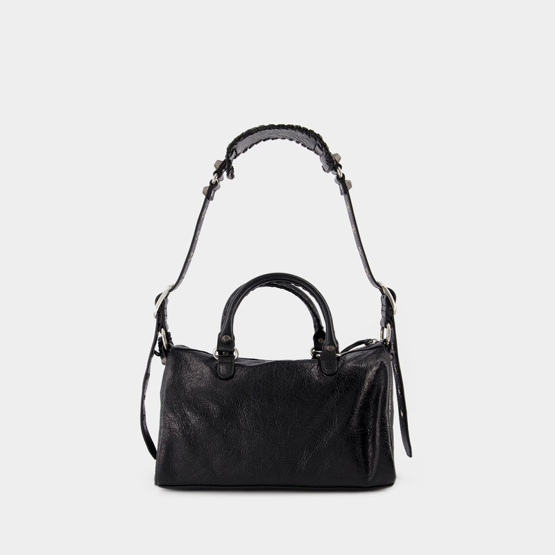 Le Cagole M Bag - Balenciaga - Leather - Black