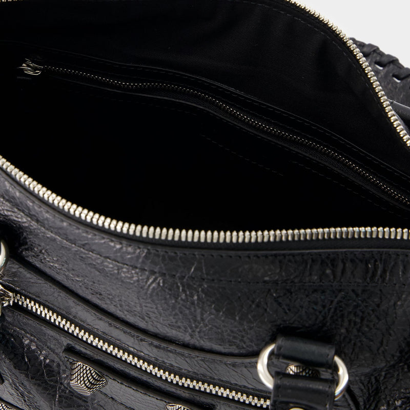 Le Cagole M Bag - Balenciaga - Leather - Black