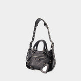 Neo Cagole Medium Bag - Balenciaga - Leather - Black