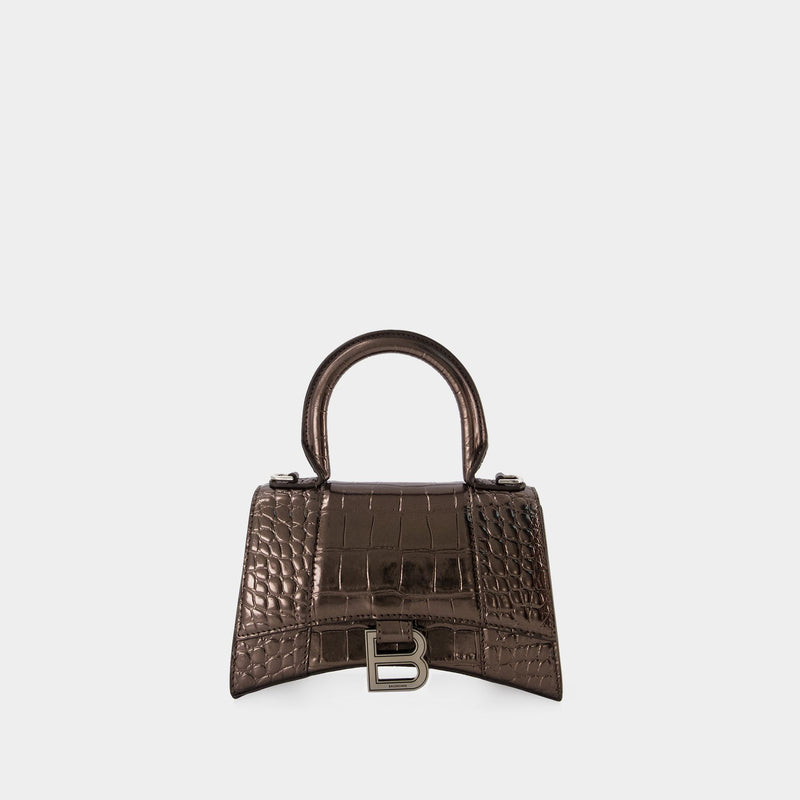 balenciaga hourglass bag crocodile