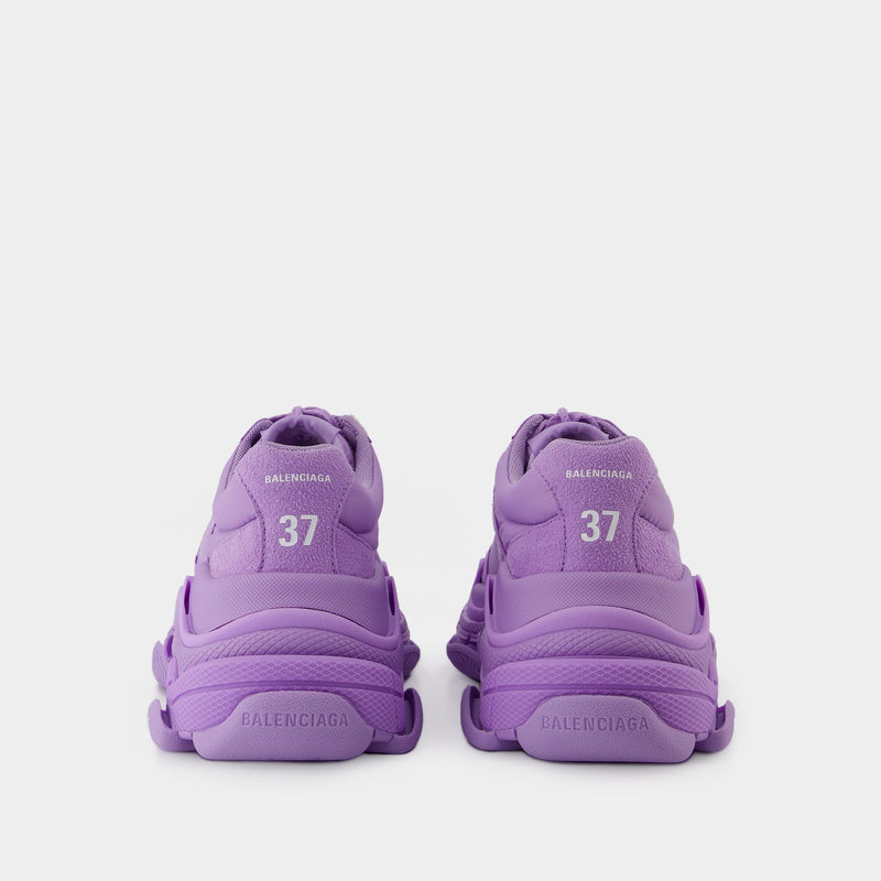 Triple S Sneakers - Balenciaga - Nylon - Lilac