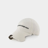 Piercing Hat - Balenciaga - Cotton - White