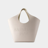 Mary Kate Tote - Balenciaga - Leather - Nacre