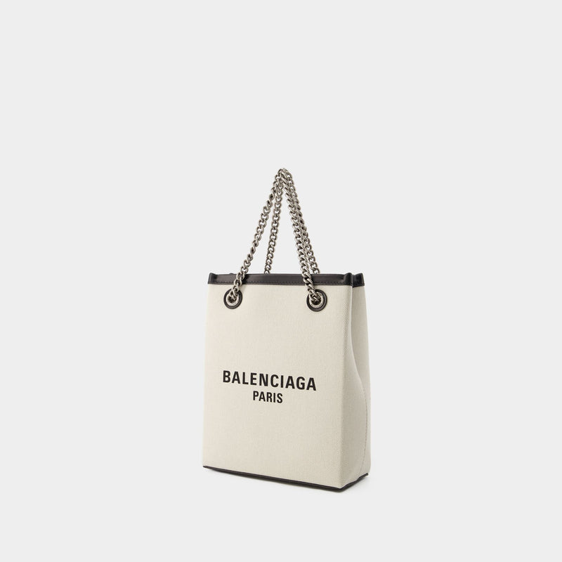 Duty Free Phone Holder - Balenciaga - Cotton - Beige