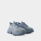 TRIPLE S Sneakers - Balenciaga - Denim - Blue