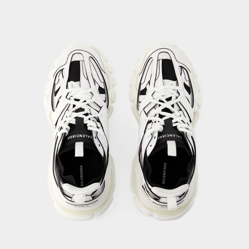 Track Sock Sneakers - Balenciaga - Black/White