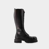 Strike L20 Boots - Balenciaga - Leather - Black