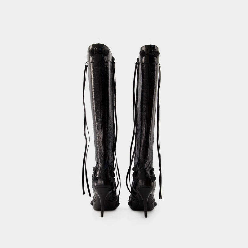 Cagole H90 Boots - Balenciaga - Leather - Black
