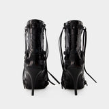 Cagole Bootie H90 Ankle Boots - Balenciaga - Leather - Black