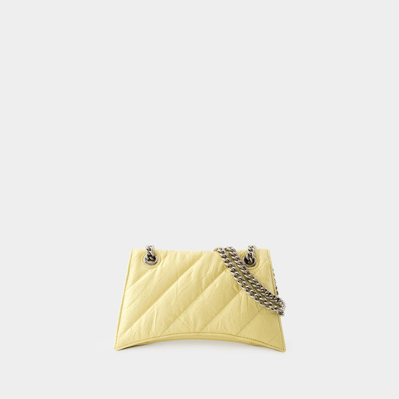【BALENCIAGA】クラッシュ ショルダーバッグ S ゴールド BALENCIAGA バレンシアガ クラッシュ ショルダーバッグ チェーン