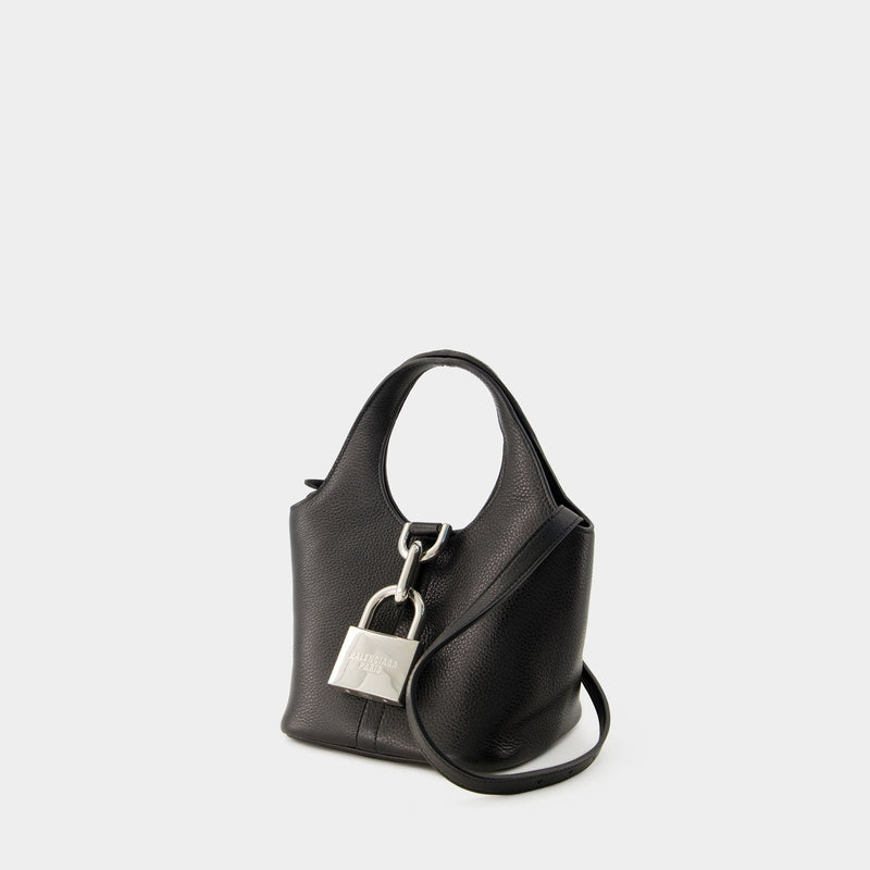 Locker Hobo S Shoulder Bag - Balenciaga - Leather - Black