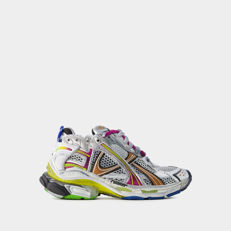 Runner Sneakers - Balenciaga - Mesh - Multicolor