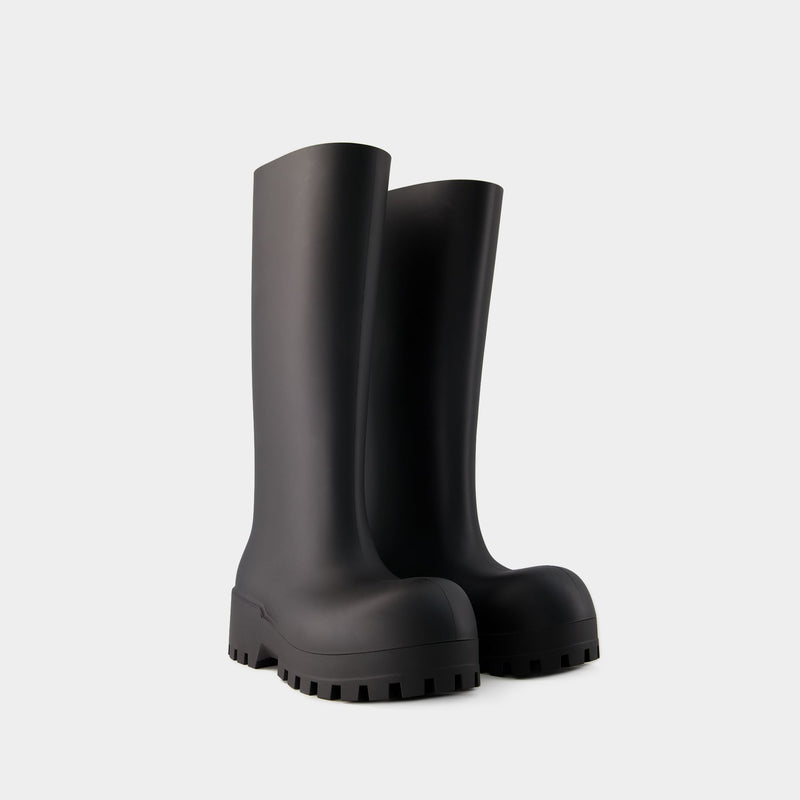 Bulldozer Boots - Balenciaga - Leather - Black