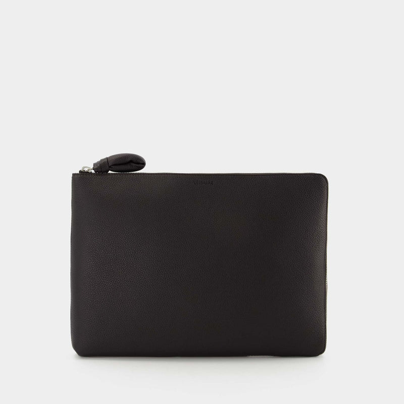 Document Holder - Lemaire - Chocolate Black - Leather