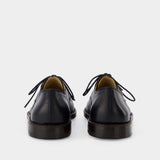 Flat Laced Derbies - Lemaire - Black - Leather