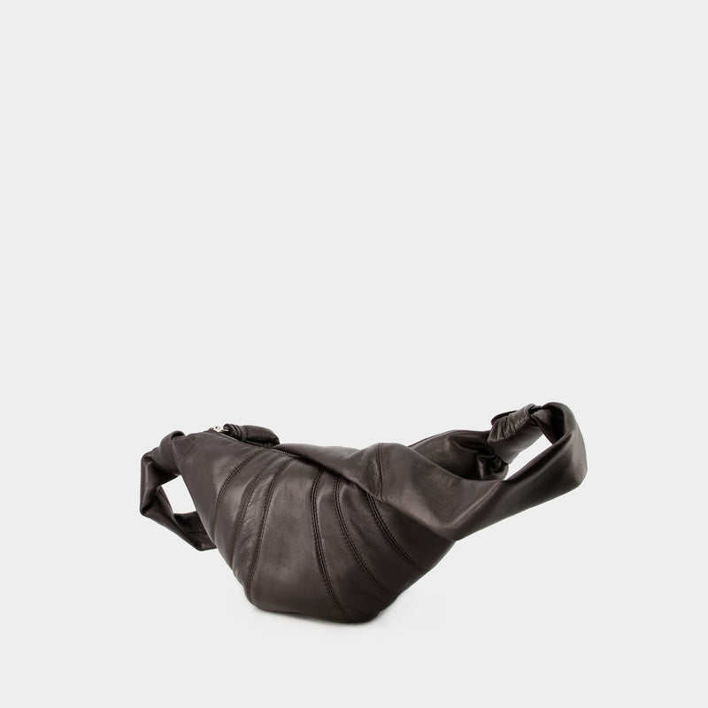 Small Croissant Bag - Lemaire - Leather - Dark Chocolate