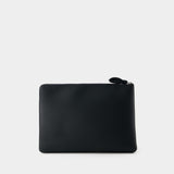 Document Holder - Lemaire - Leather - Midnight Green