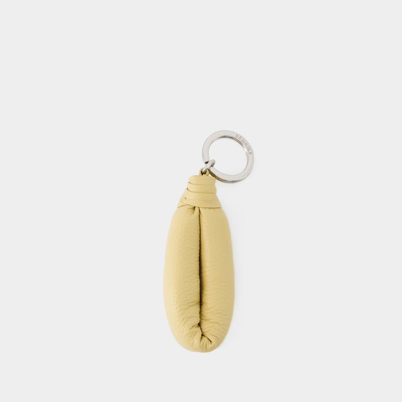 Wadded Key ring - Lemaire - Leather - Seashell Beige