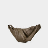 Medium Croissant Bag - Lemaire - Leather - Dark Tobacco