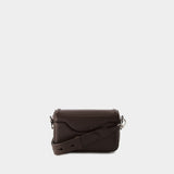 Mini Ransel Satchel Crossbody - Lemaire - Leather - Pecan Brown