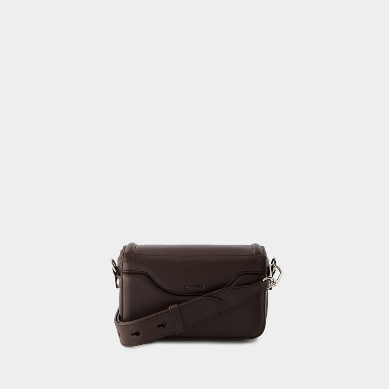 Mini Ransel Satchel Crossbody - Lemaire - Leather - Pecan Brown