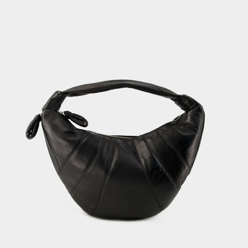 Fortune Croissant Bag - Lemaire - Leather - Black