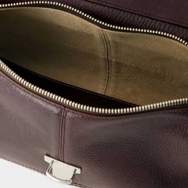 Small Gear Bag - Lemaire - Synthetic Leather - Dark Eggplant