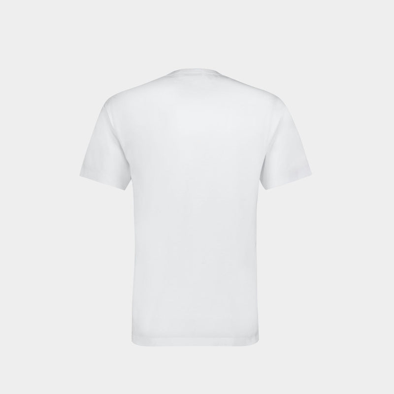 Classic Tricolor Fox Patch T-Shirt - Maison Kitsune - White - Cotton