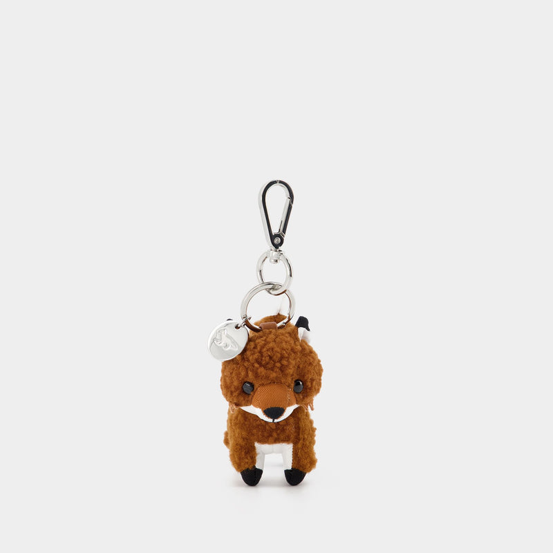 Brown Fox Bag Charm