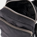 Maison Kitsune X Eastpak Crossbody Bag in Black Nylon