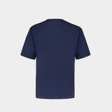 Vibrant Fox Head T-Shirt - Maison Kitsuné - Blue - Cotton
