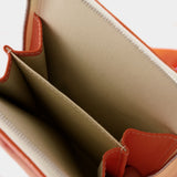 Neck Pouch - Maison Kitsuné - Orange - Leather