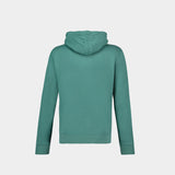 Fox Head Patch Hoodie - Maison Kitsune - Cotton - Teal Grey