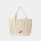 Fox Head Tote Bag - Maison Kitsune - Cotton - Beige