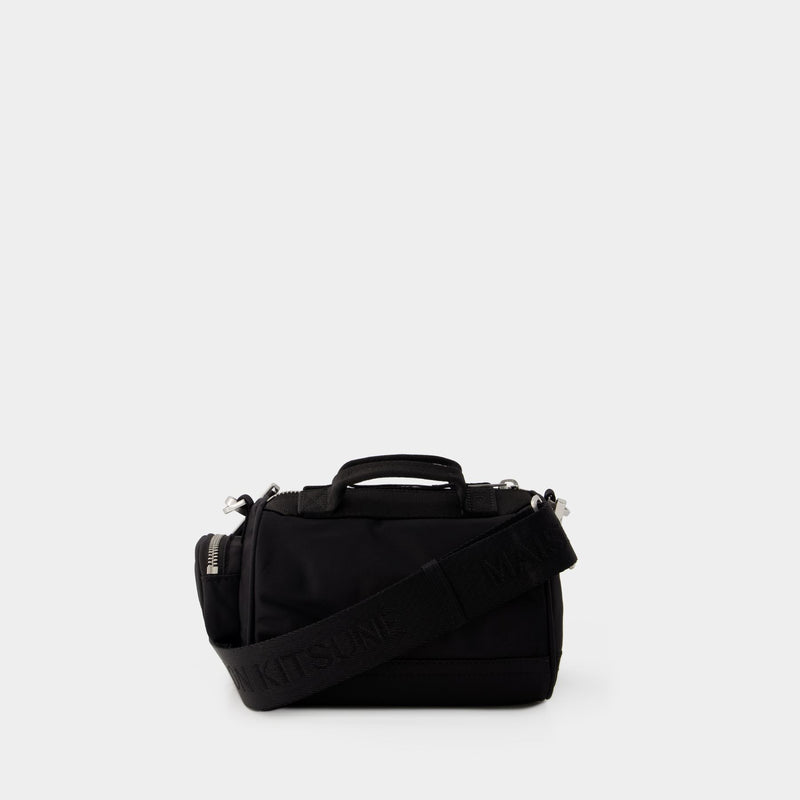 Mini Duffle Bag - Maison Kitsune - Nylon - Black