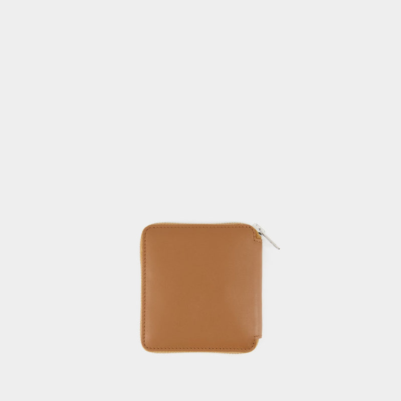 Zipped Wallet - Maison Kitsune - Leather - Brown