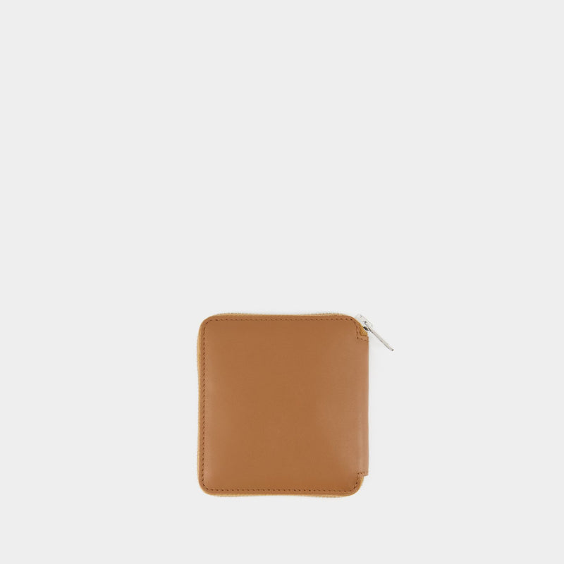 Zipped Wallet - Maison Kitsune - Leather - Brown