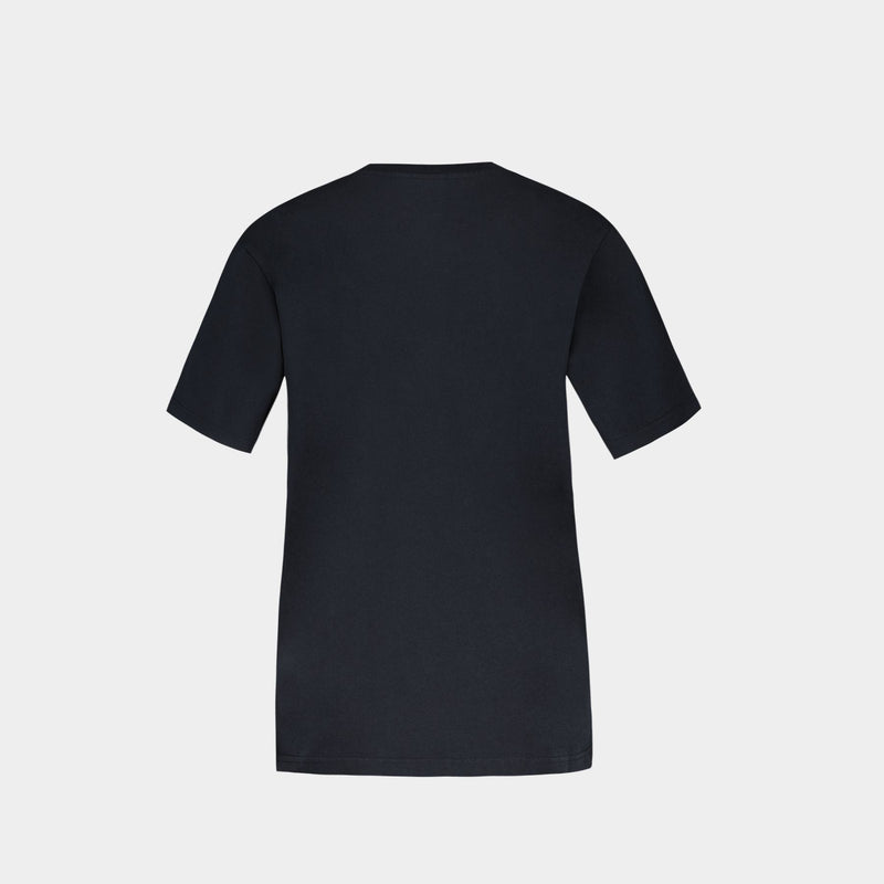 Bold Fox Head Patch Comfort T-Shirt - Maison Kitsune - Cotton - Black