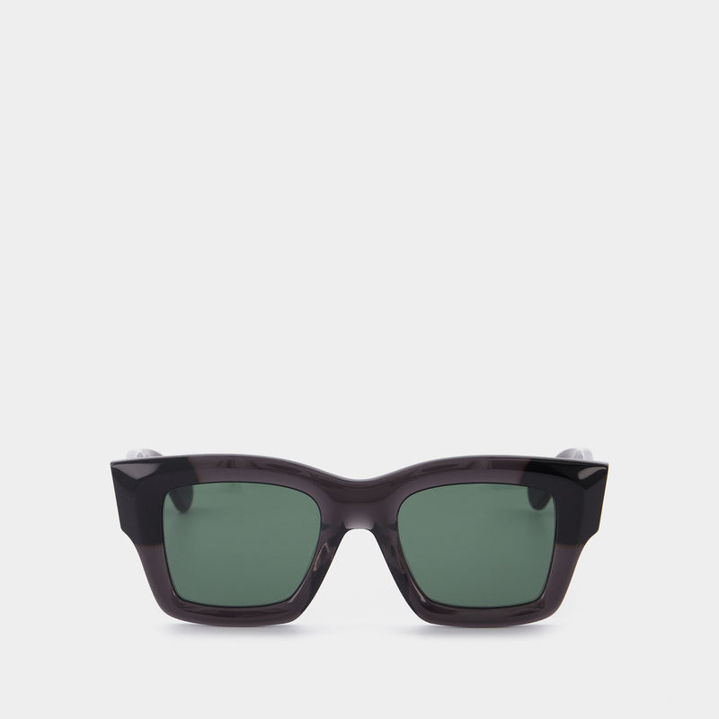 Baci Sunglasses in Black Acetate