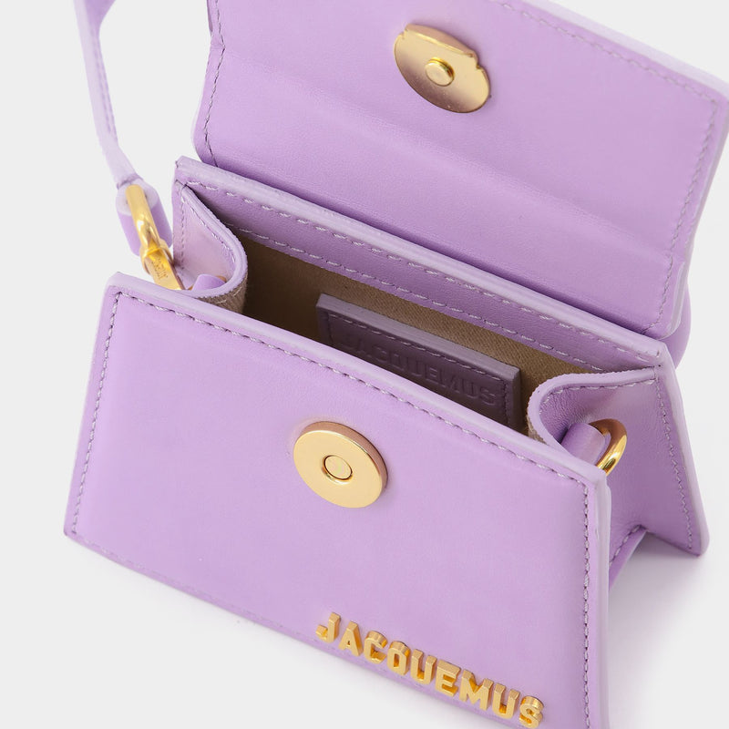 Le Chiquito bag in Purple Leather