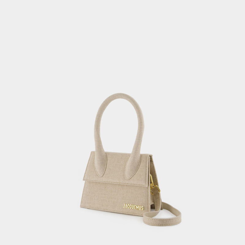 Jacquemus Le Chiquito Moyen Mini Bag Leather White