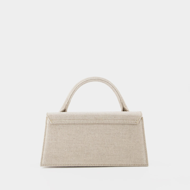 Le Chiquito Long Bag - Jacquemus - Linen - Light Greige