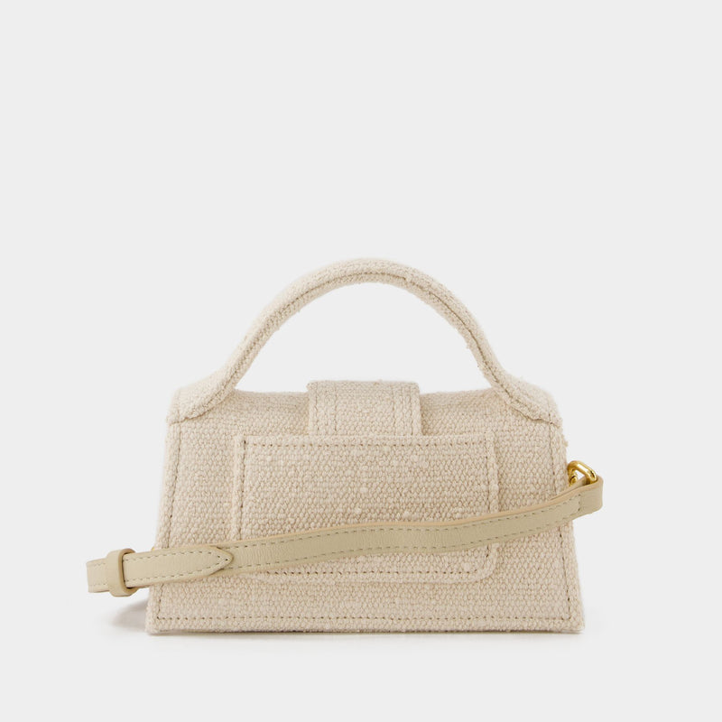 Le Bambino bag in Beige Cotton