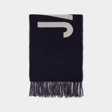 Jacquemus Scarf in Blue Wool