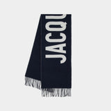 Jacquemus Scarf in Blue Wool