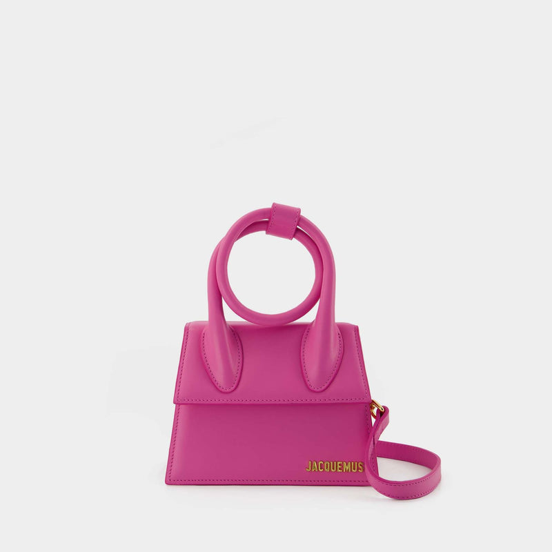 Le Chiquito Noeud Bag - Jacquemus -  Pink - Leather